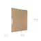 Head West 25" Brushed Nickel Stainless Steel Framed Wall Mirror